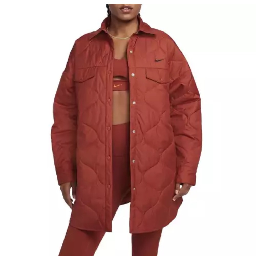 Women's Nike Quilted trench Jacket medium